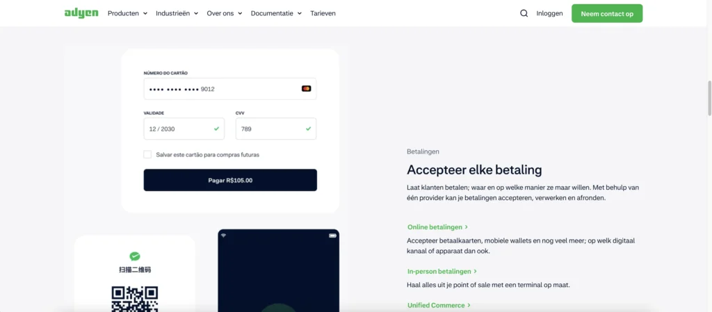 Alternatief voor Stripe is Ayden
