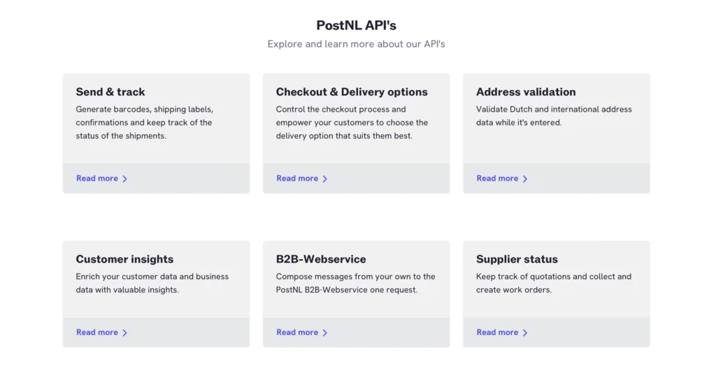 PostNL API