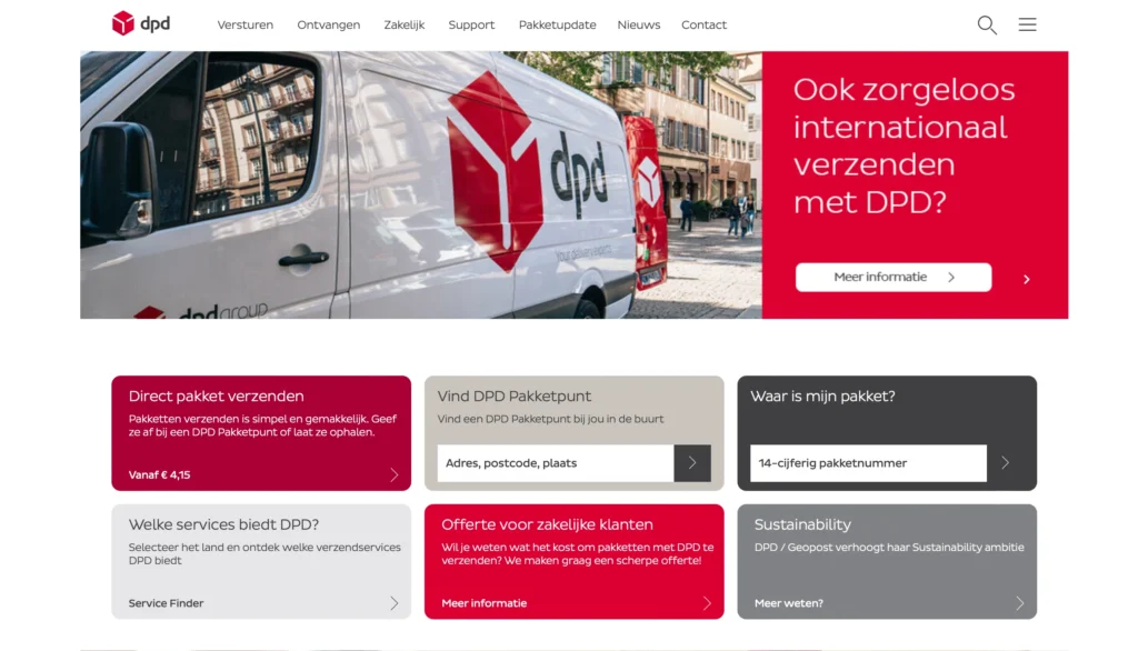 DPD zakelijk koppeling