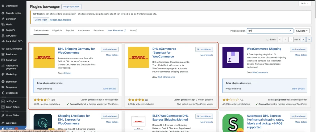 DHL plugin
